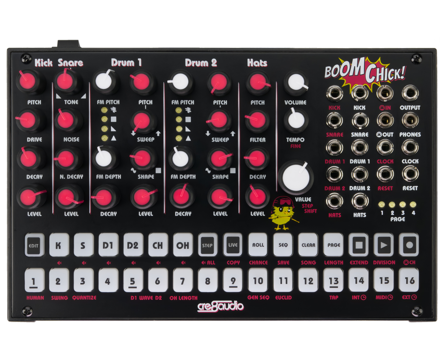 Boom Chick - Pure Analog Drum Machine — Cre8audio